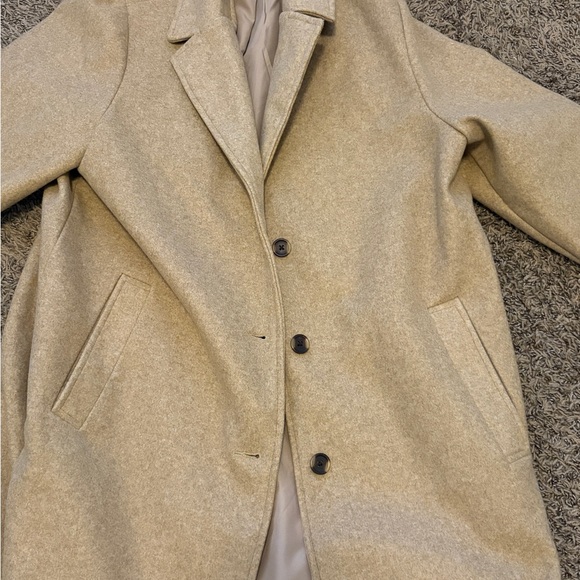 Old Navy Tan Trench Coat - Picture 2 of 3